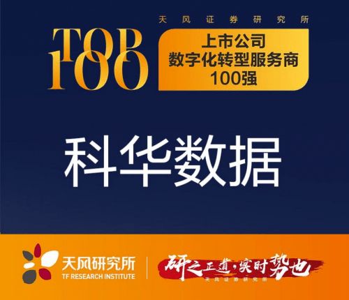 科華數據入選“世界互聯網大會·上市公司數字化轉型服務商100強”，領跑工業互聯網數據服務賽道